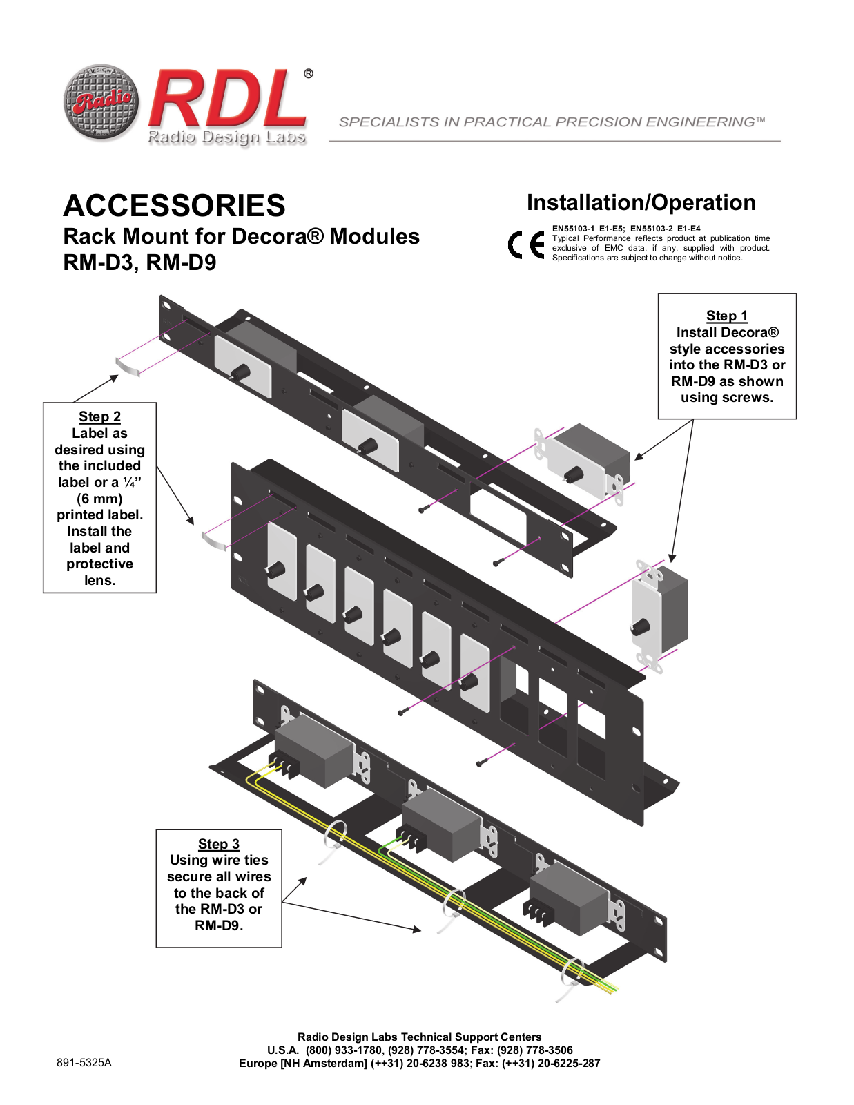 RDL RM-D3 Datasheet - ManualMachine.com