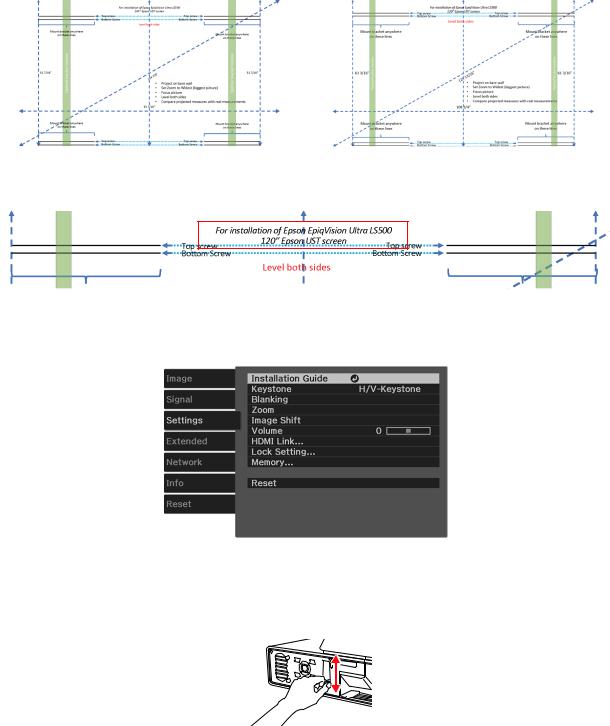 Epson EpiqVision Installation Manual