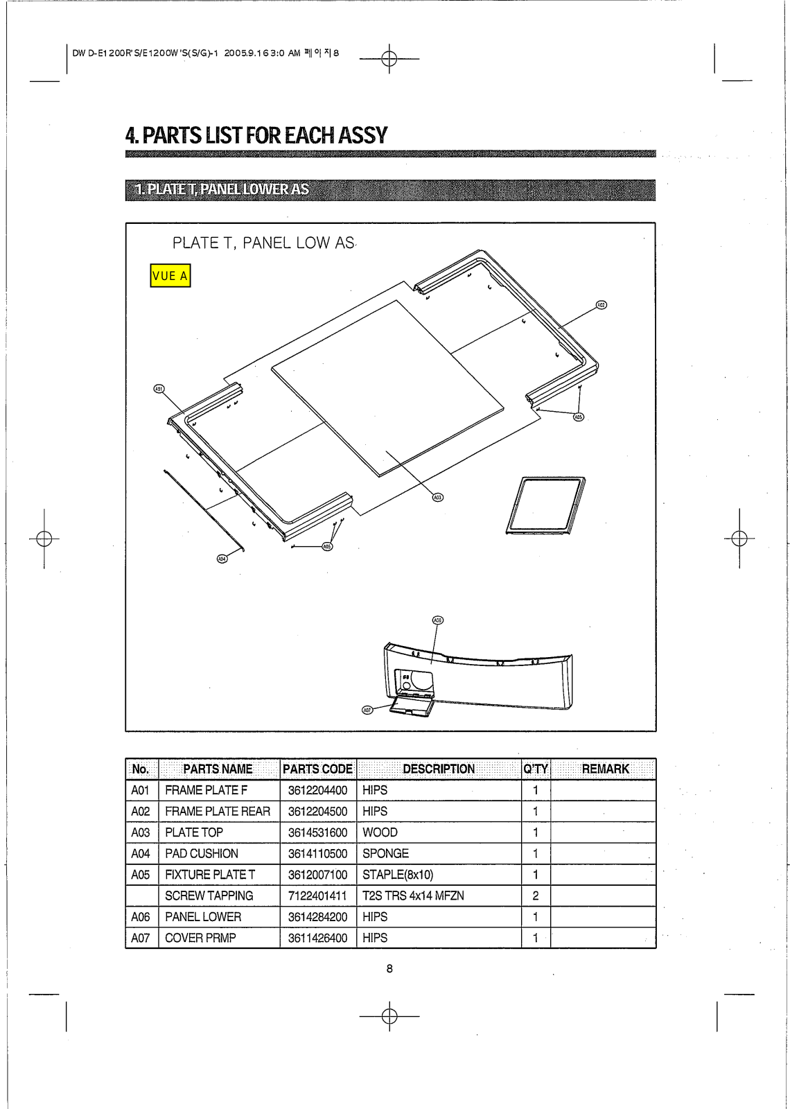 DAEWOO DWDE6213 User Manual