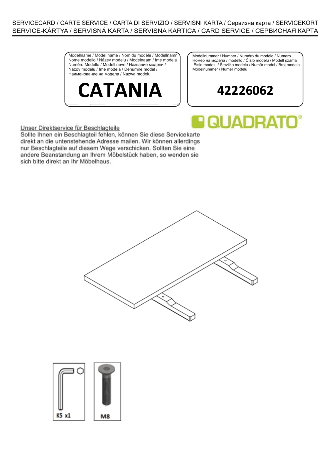 INOSIGN Catania Assembly instructions - ManualMachine.com