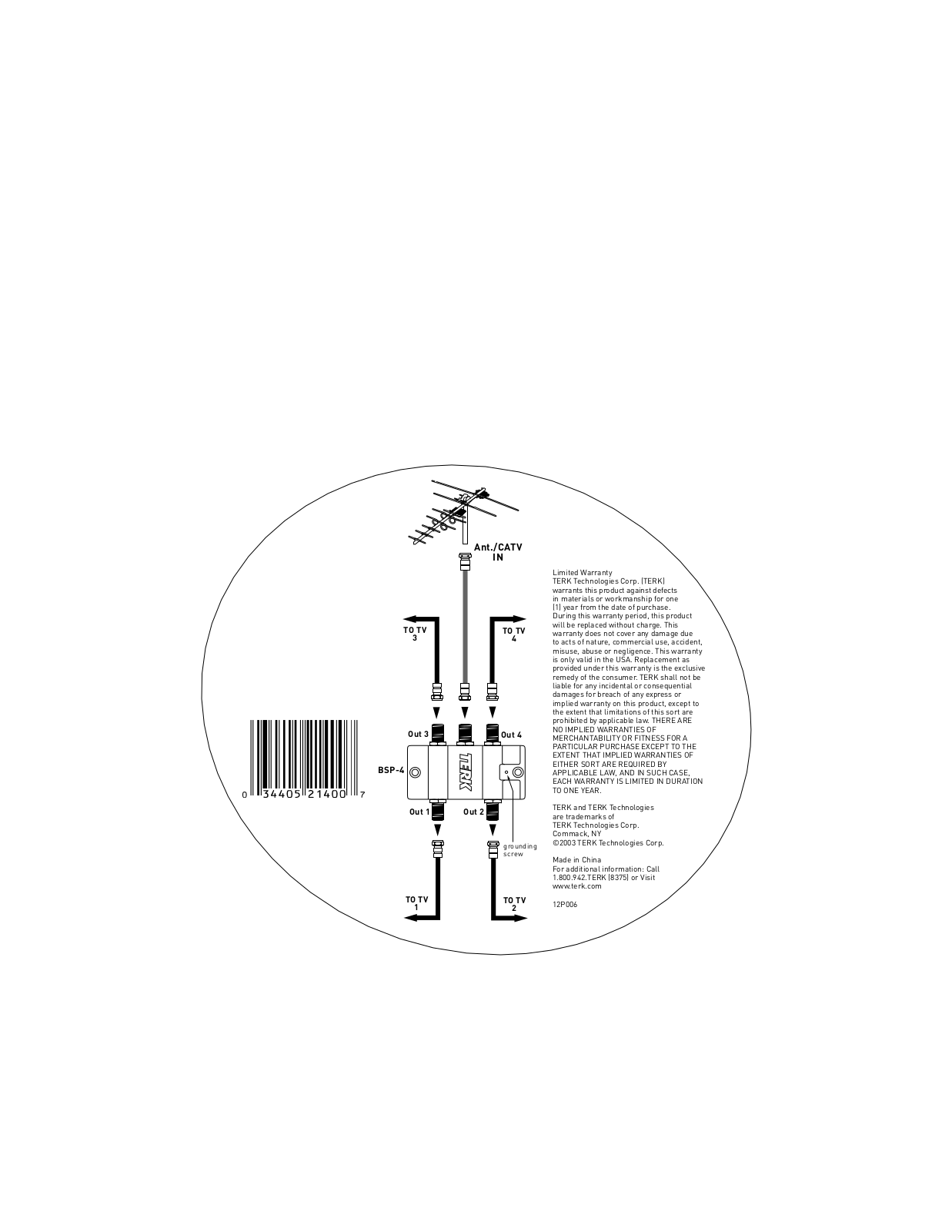 Audiovox BSP4 User Manual