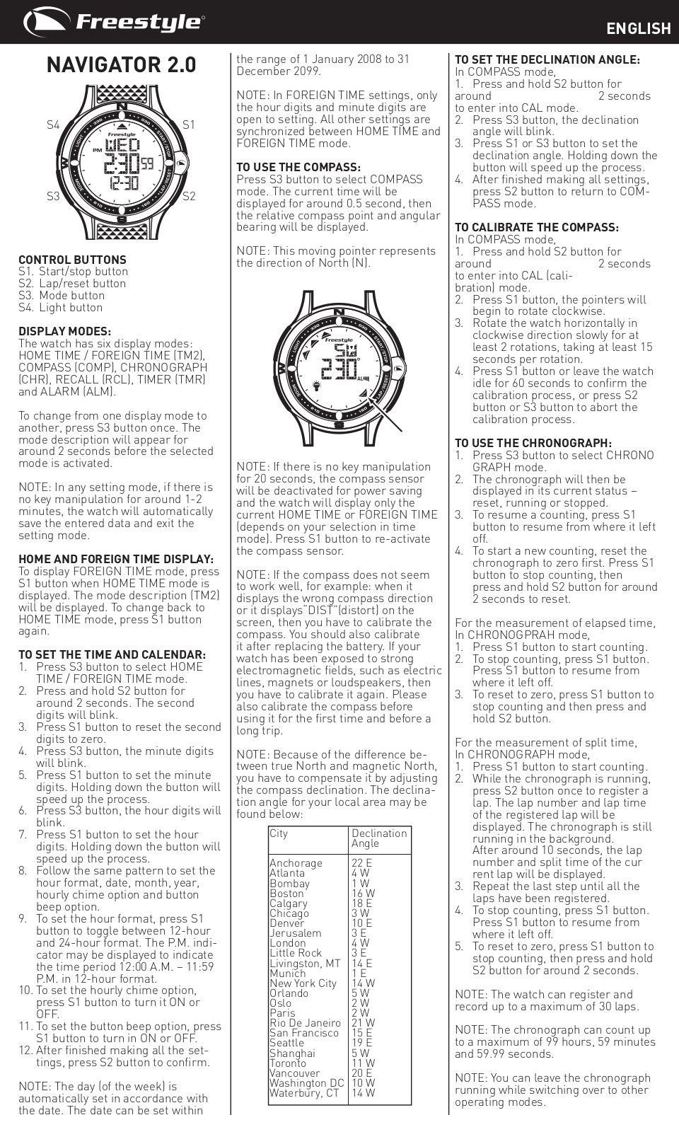 Freestyle Navigator 2.0 User Manual