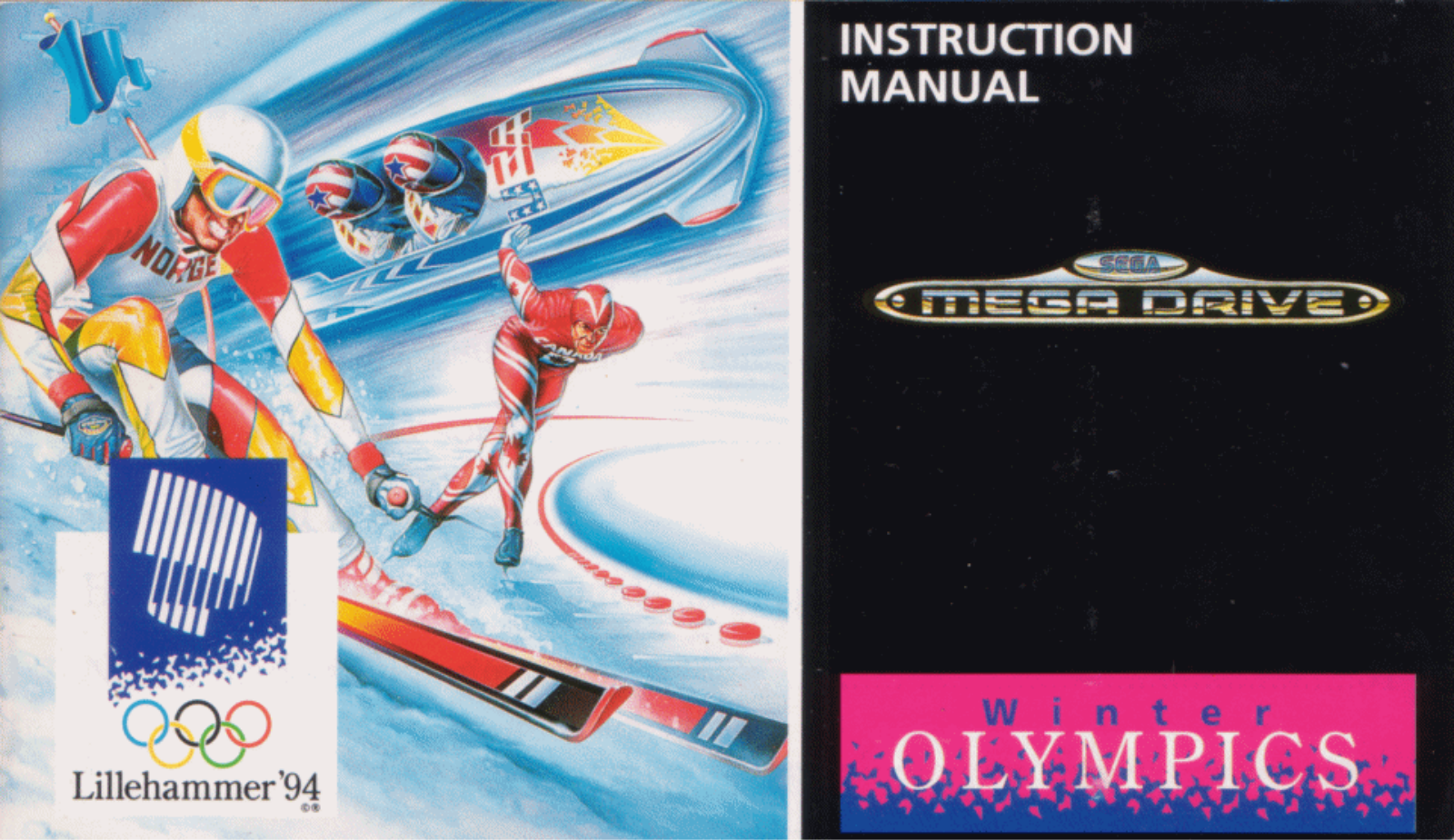 GAMES SEGA GENESIS & MEGADRIVE & MEGA-CD & MEGA-CD 2 WINTER OLYMPICS User Manual