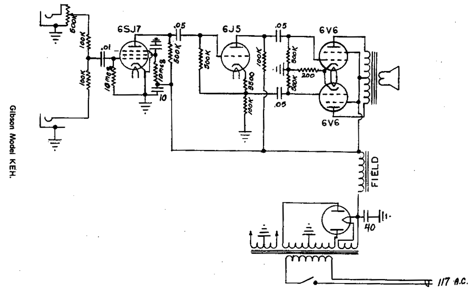 Gibson keh schematic