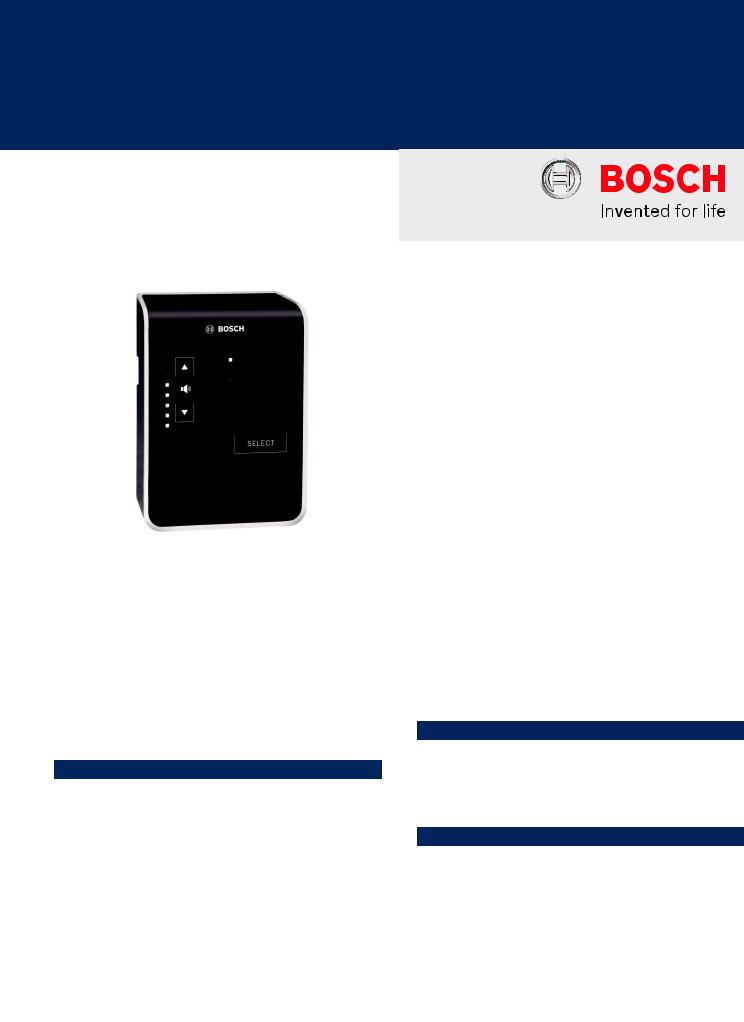 Bosch F.01U.269.008 Datasheet
