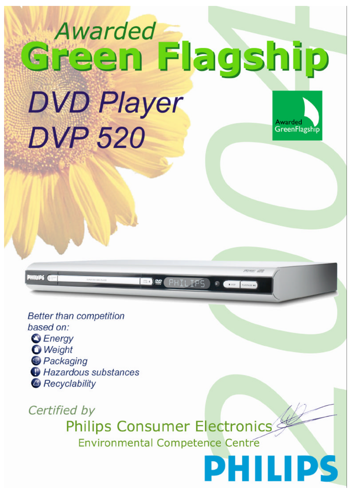 Philips DVP520/05, DVP520/02, DVP520/00 User Manual