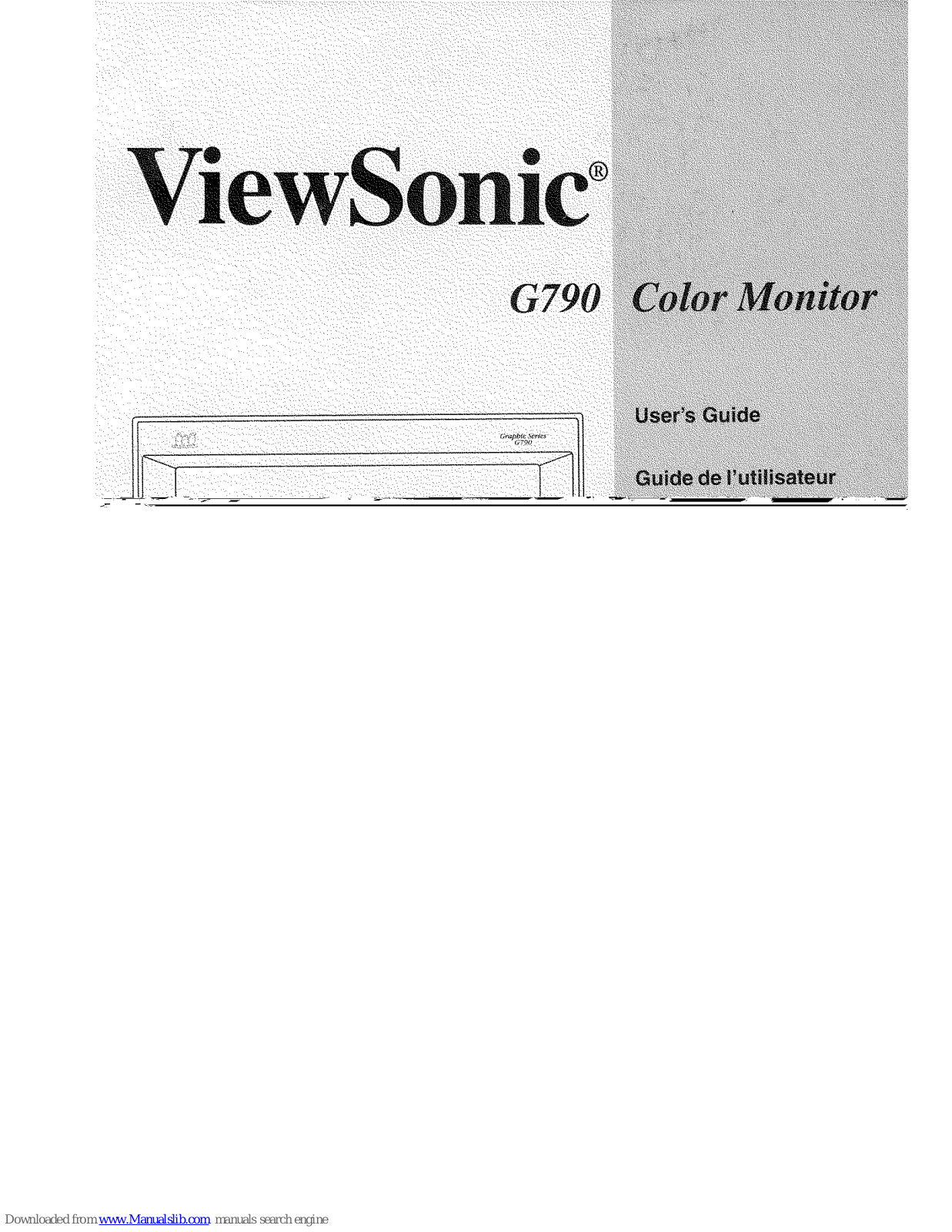 ViewSonic G790 User Manual