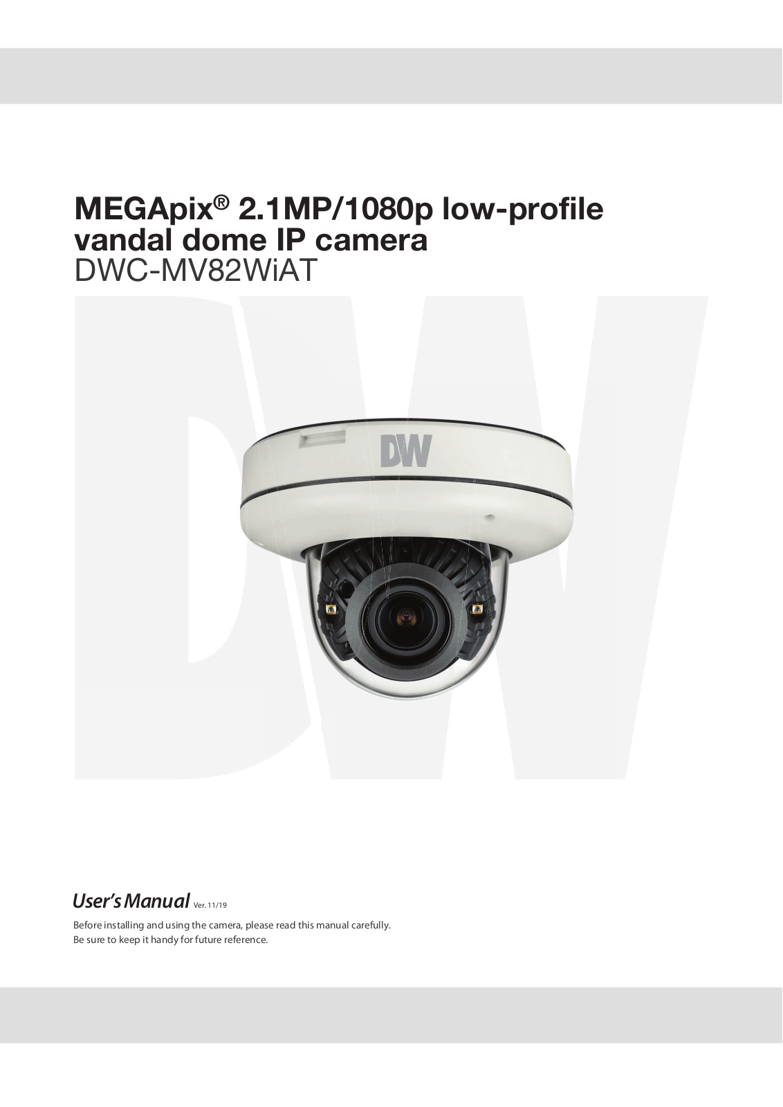 Digital Watchdog DWC-MV82WiAT User Manual