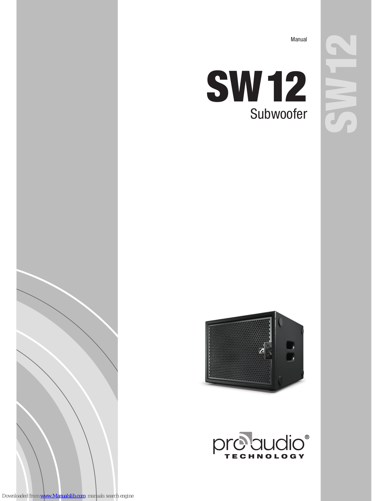 ProAudio SW12 User Manual - ManualMachine.com
