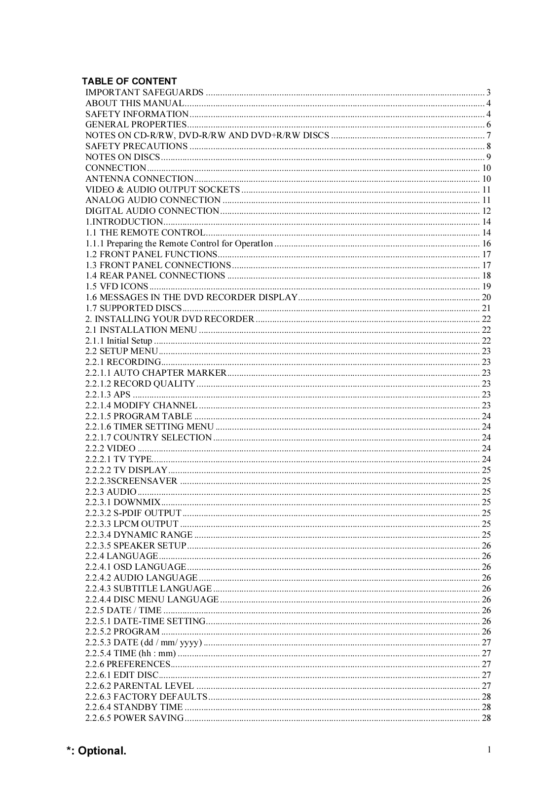 Goodmans GDVD306R User Guide