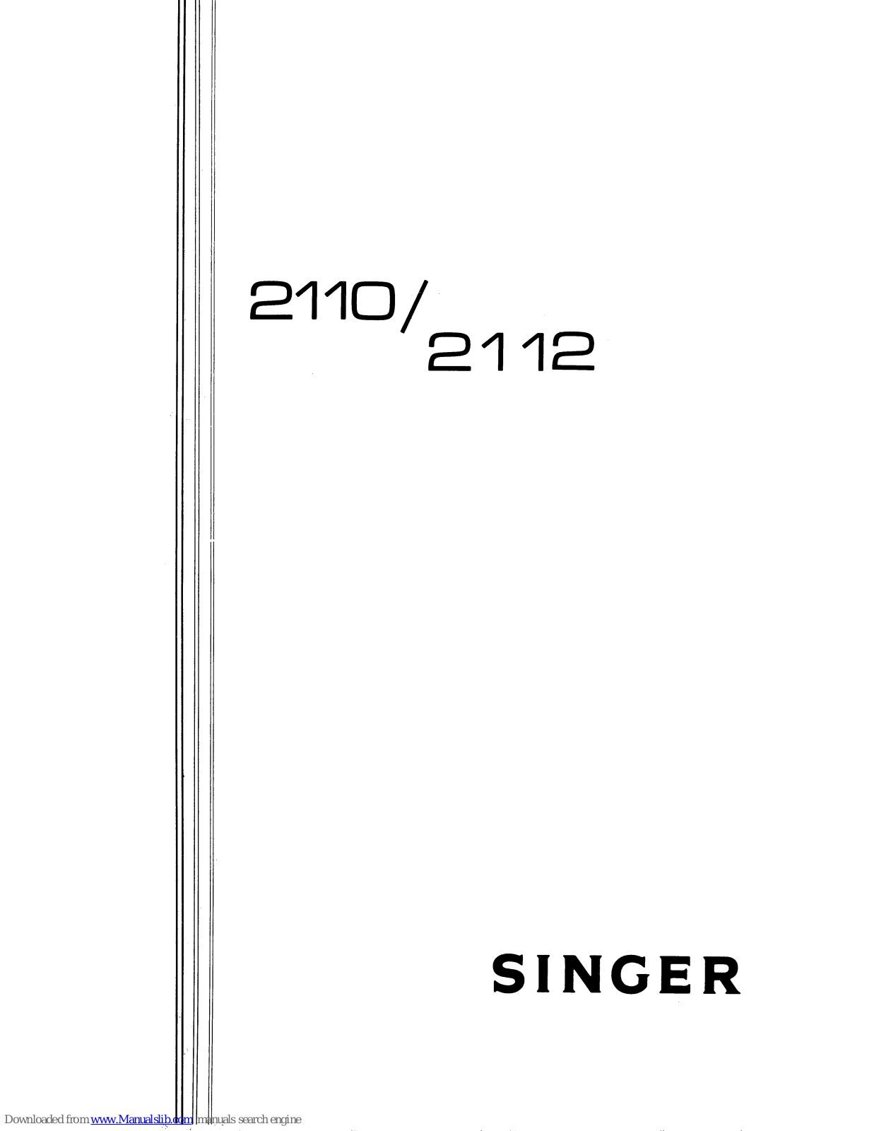 Singer 2110 User Manual - ManualMachine.com