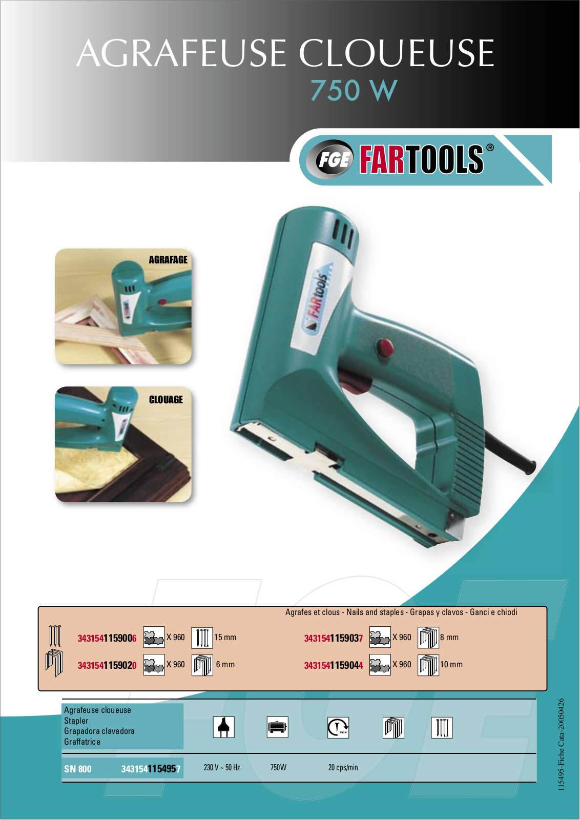 FARTOOLS SN 800 User Manual