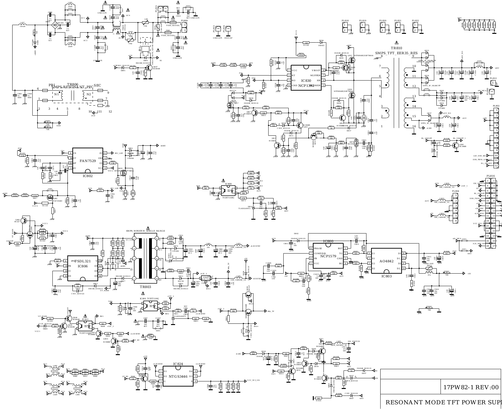 Vestel 17PW82-2.1 schematic