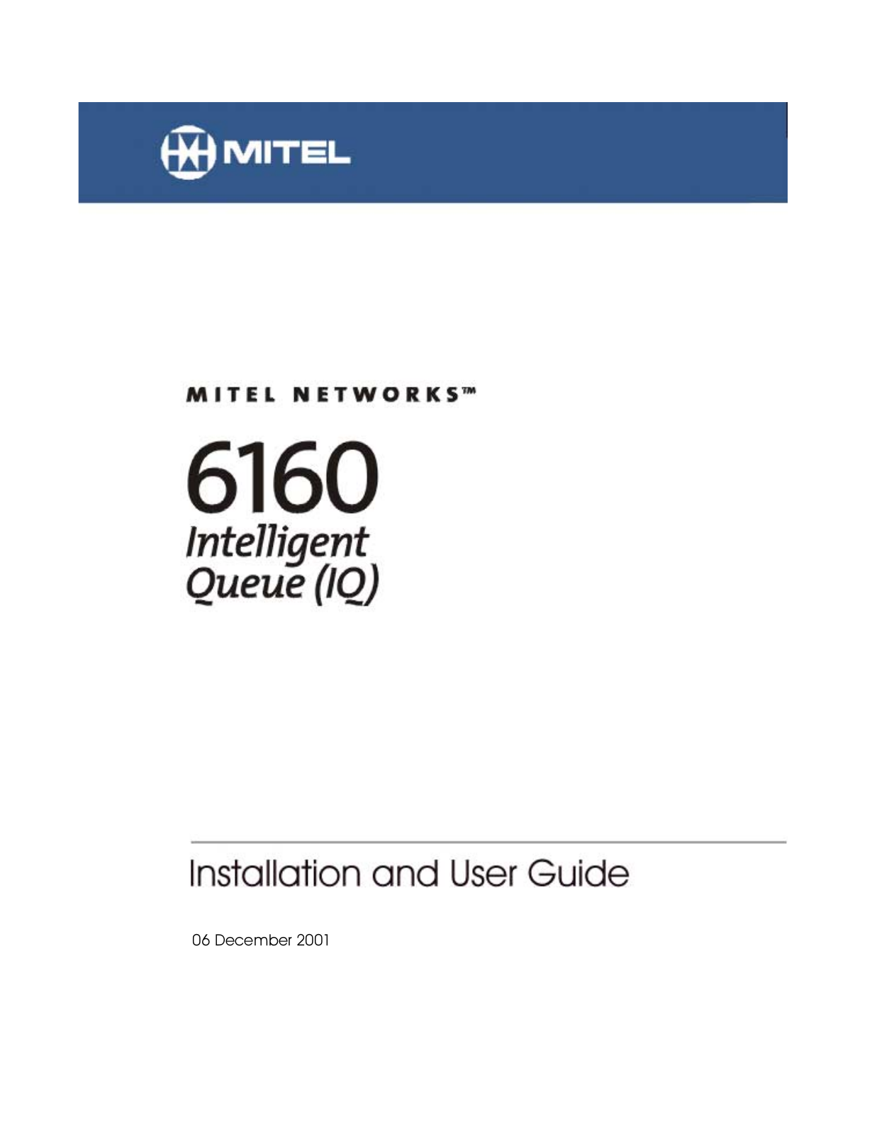 Mitel 6160 User Guide