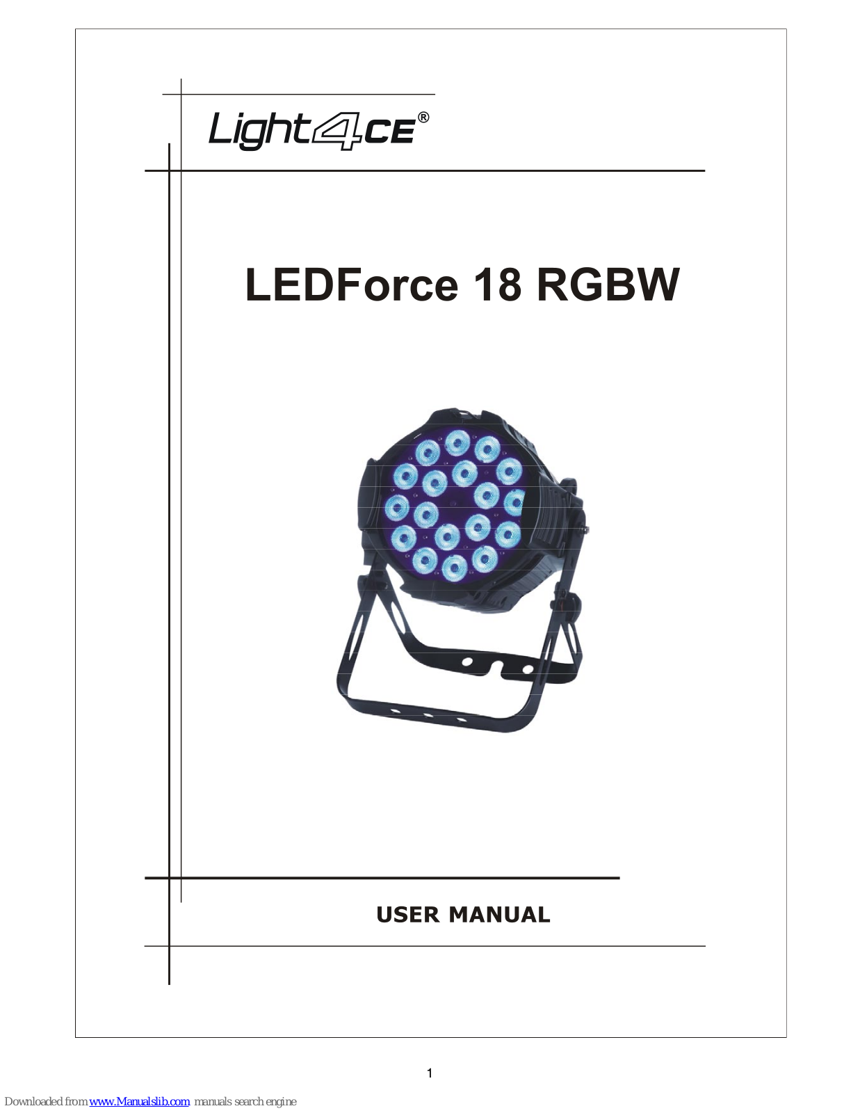 Light4CE LEDForce 18 RGBW User Manual