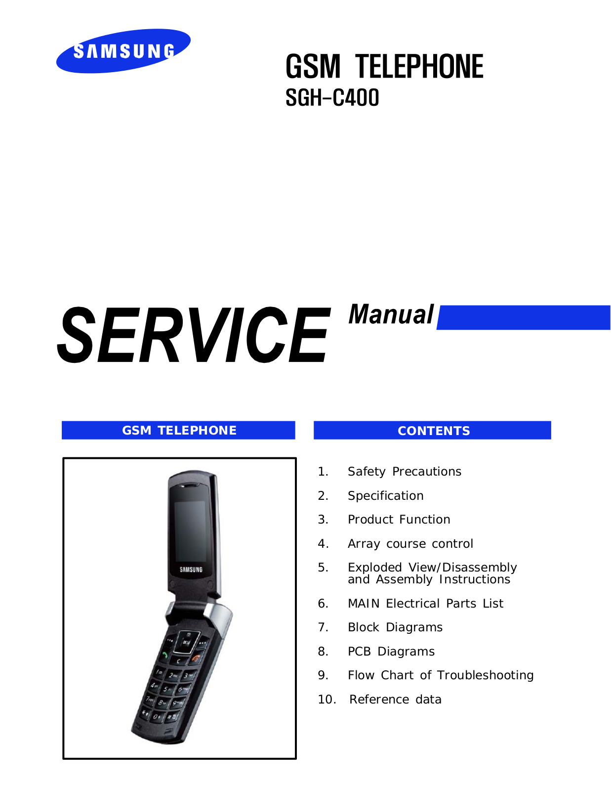 Samsung SGH-C400 Service Manual