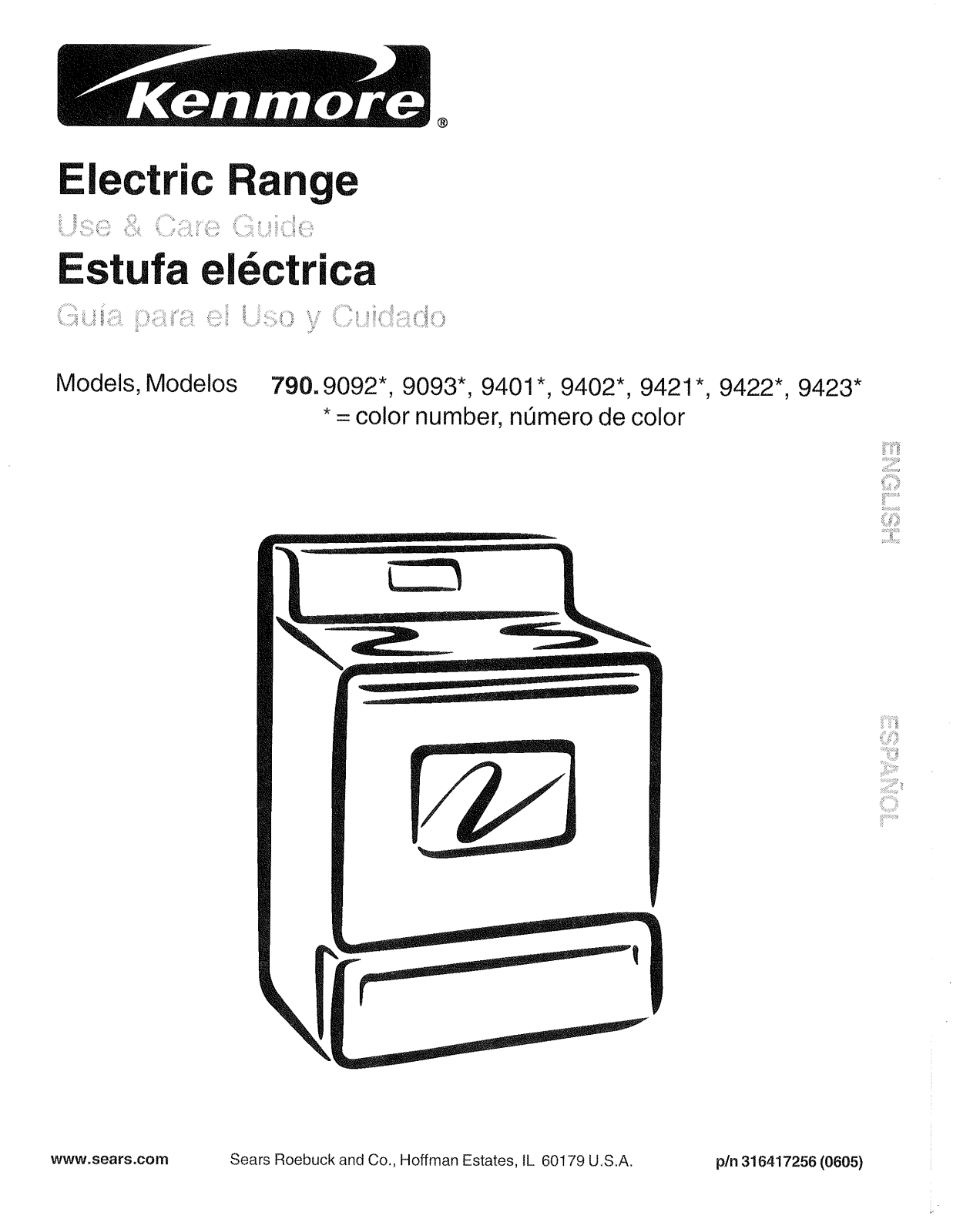 Kenmore 790.9423, 790.9092, 790.9421, 790.9422, 790.9402 User Manual - ManualMachine.com