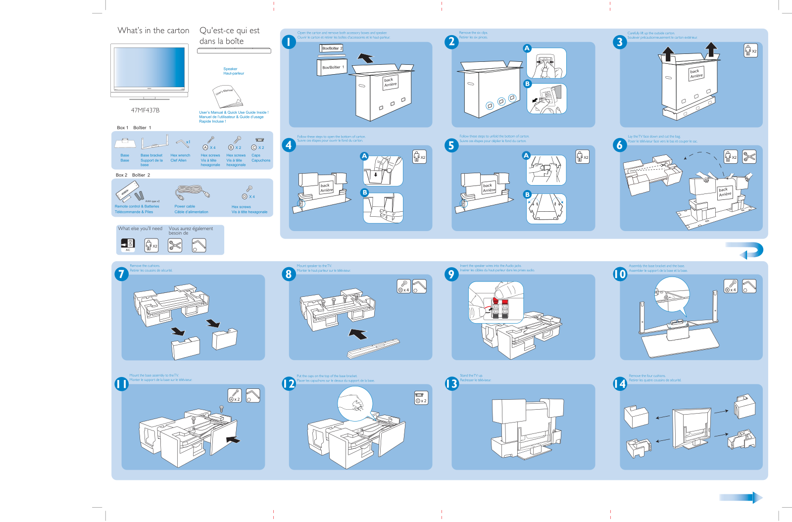 Philips 47MF437B/37 hook up guide - ManualMachine.com