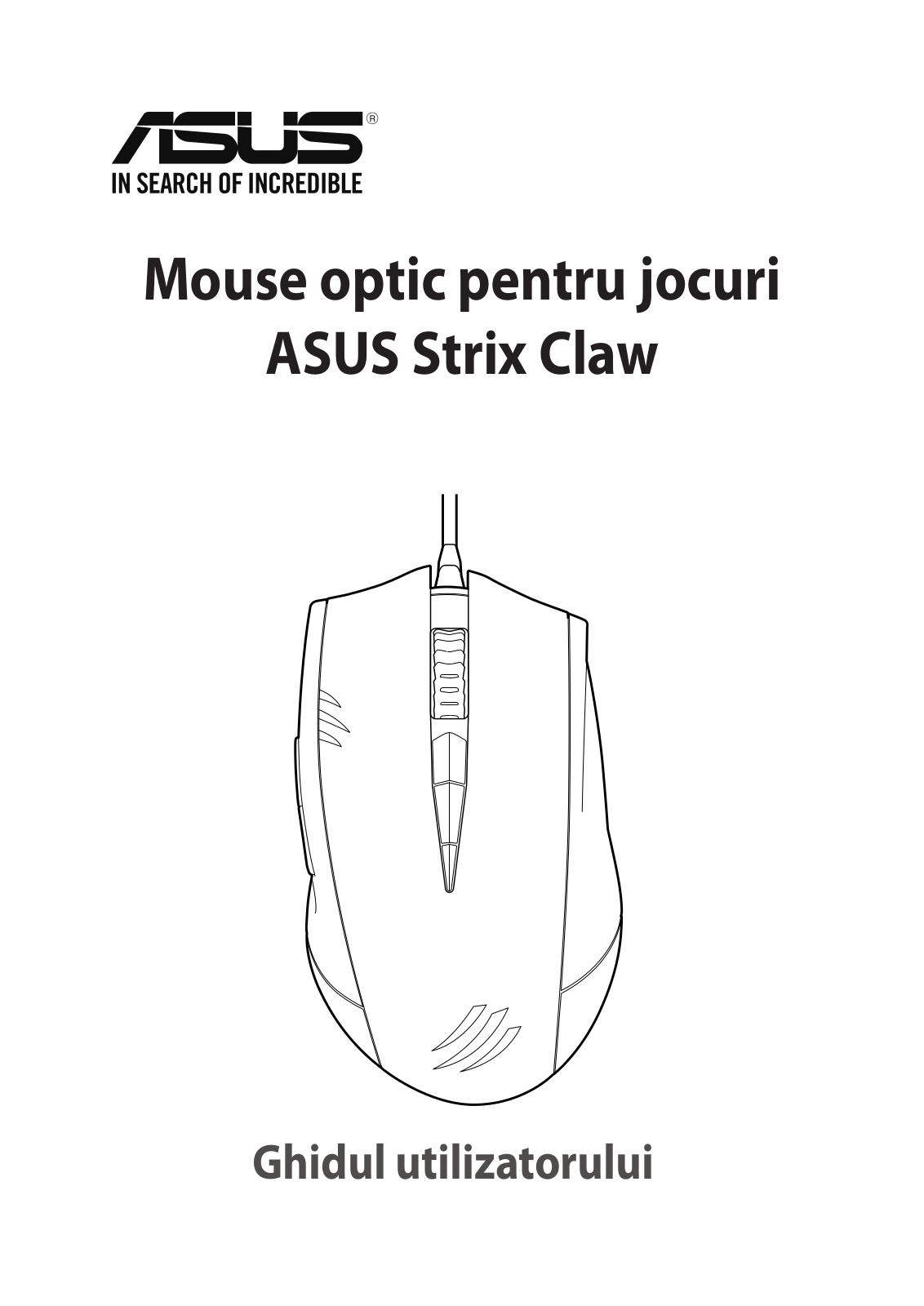 Asus STRIX CLAW User’s Manual