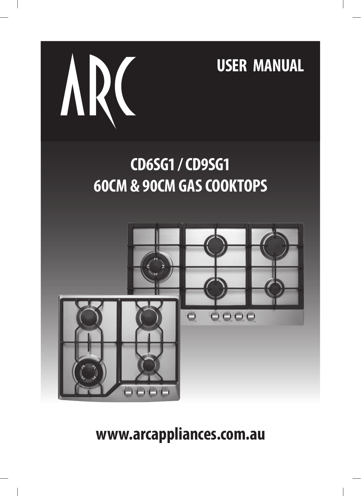 Arc CD6SG1, CD9SG1 User Manual