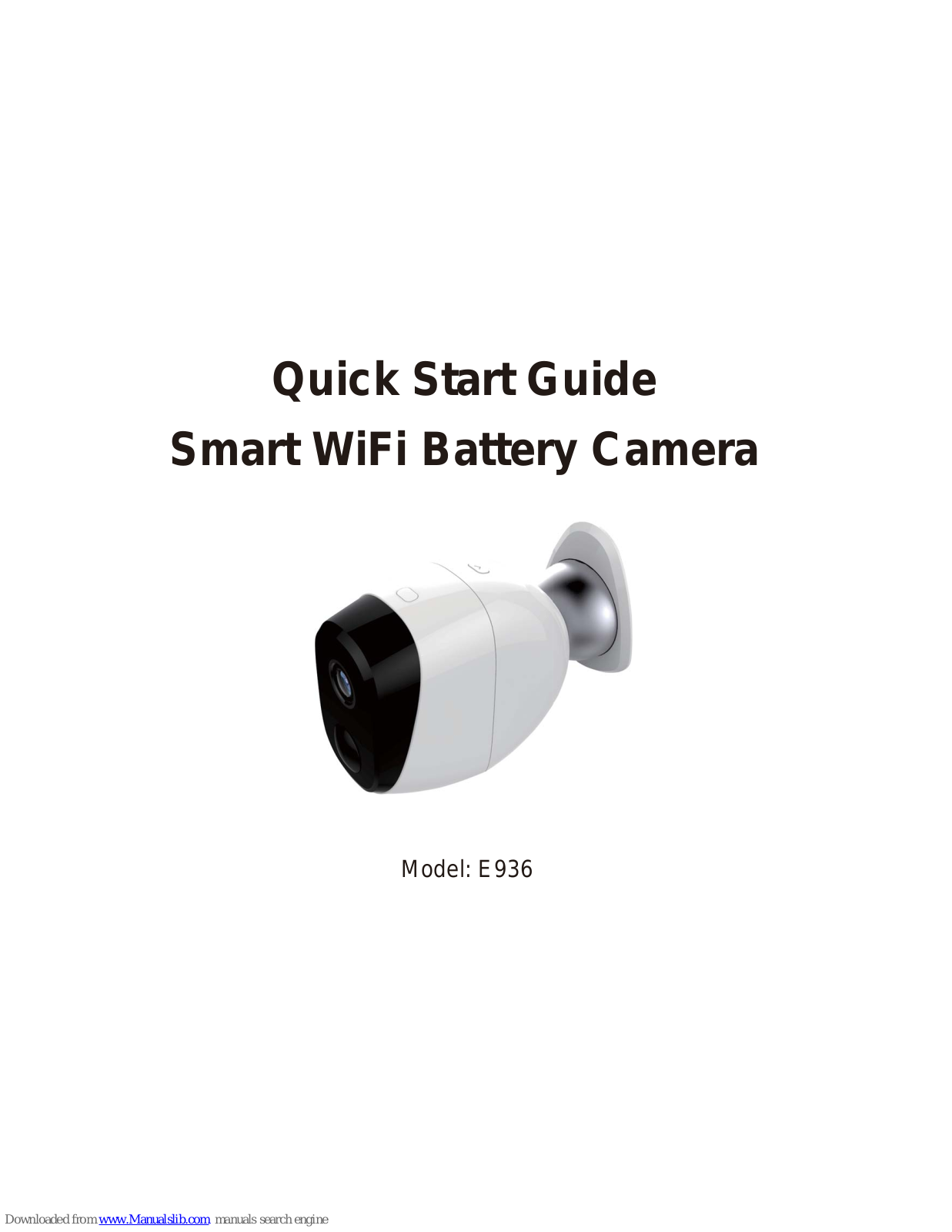 Aoni E936 Quick Start Manual - ManualMachine.com