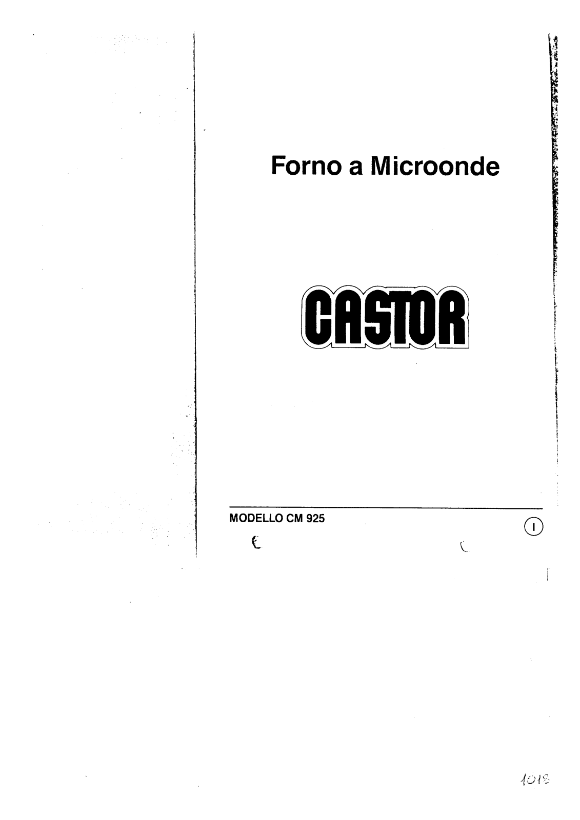 Castor CM925 Instructions Manual