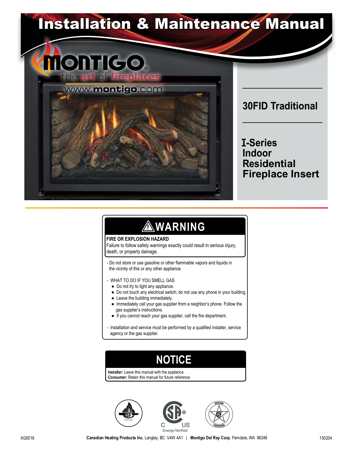 Montigo 30FID User Manual