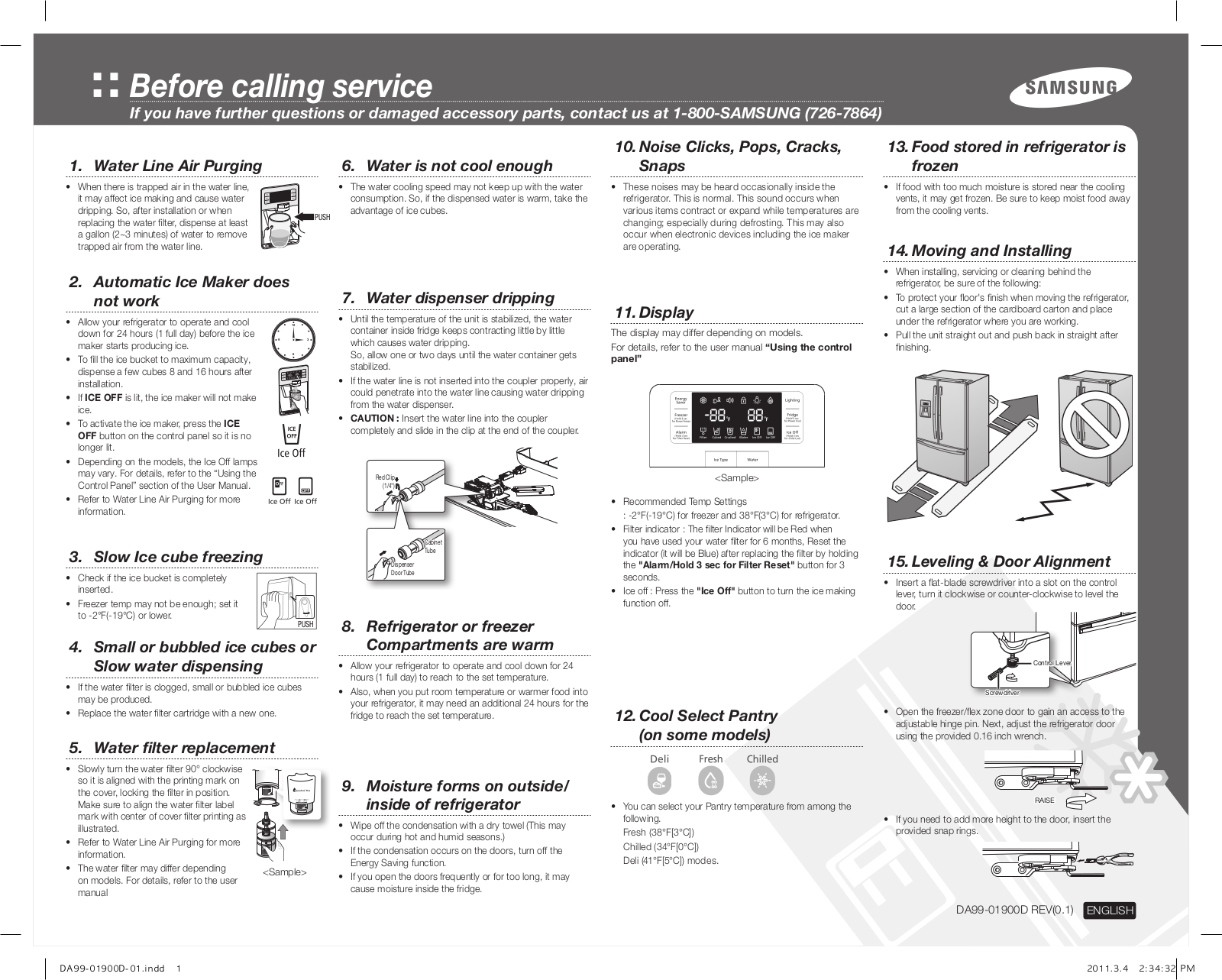 Samsung RF4267HAWP-XAA User Manual