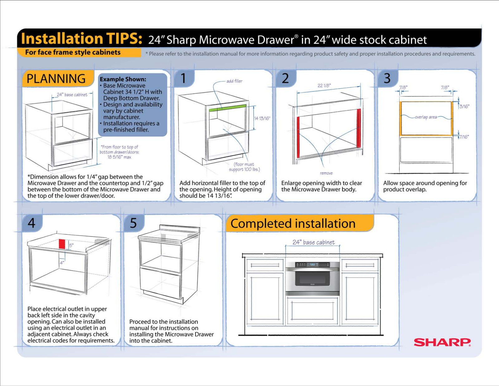Sharp KB-6001NS Installation  Manual
