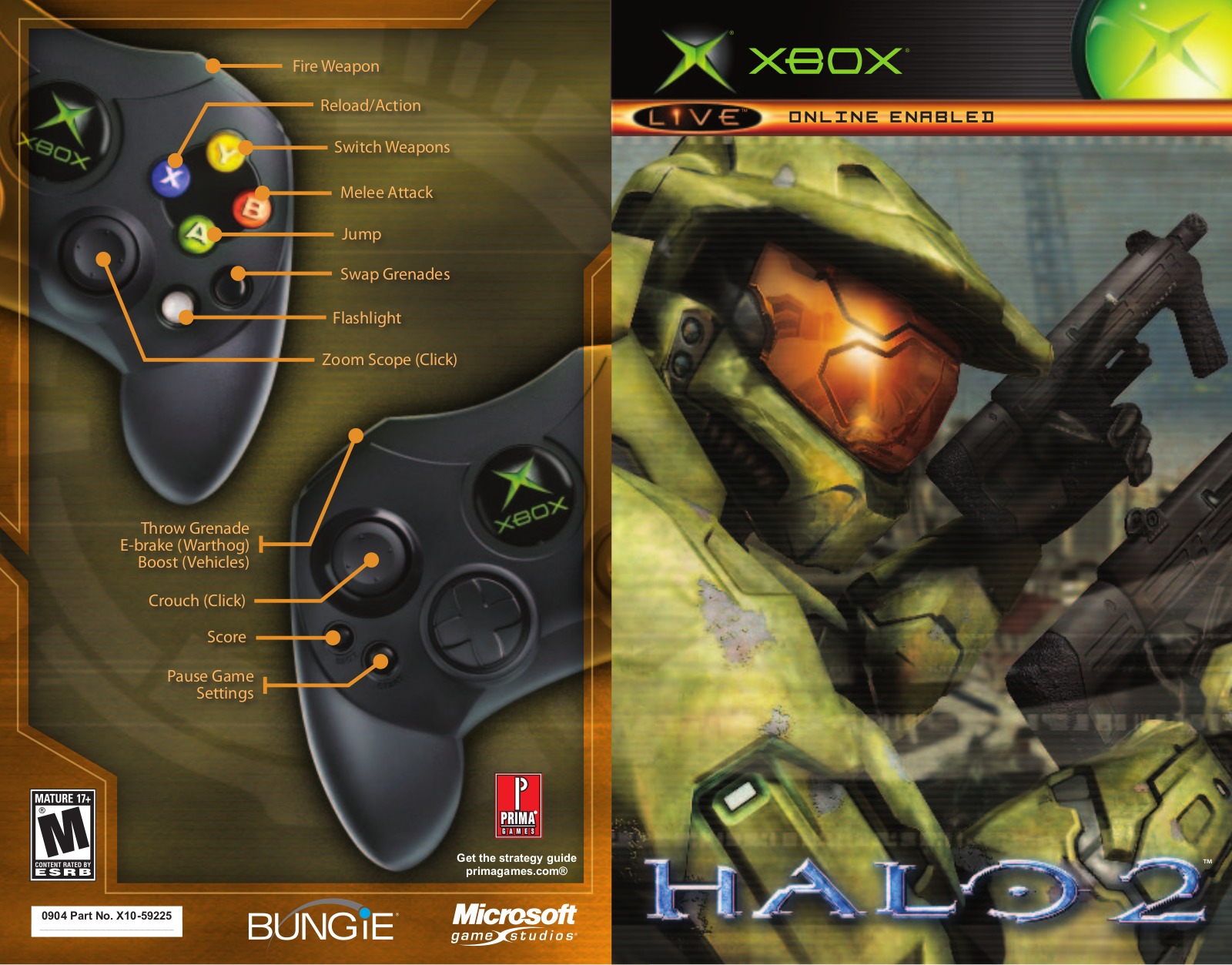 Games Microsoft XBOX HALO 2 User Manual