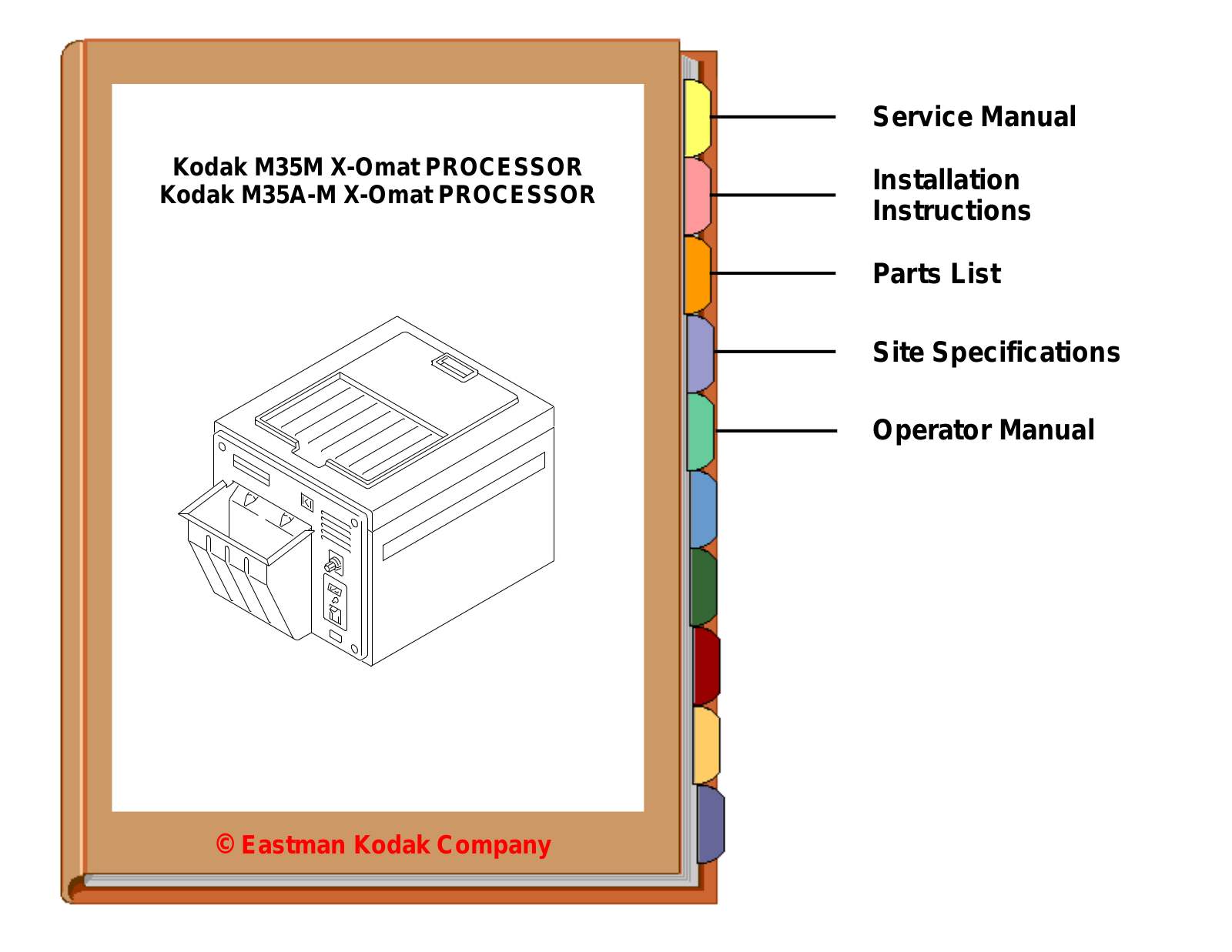 Kodak X-Omat M35-M Service Manual