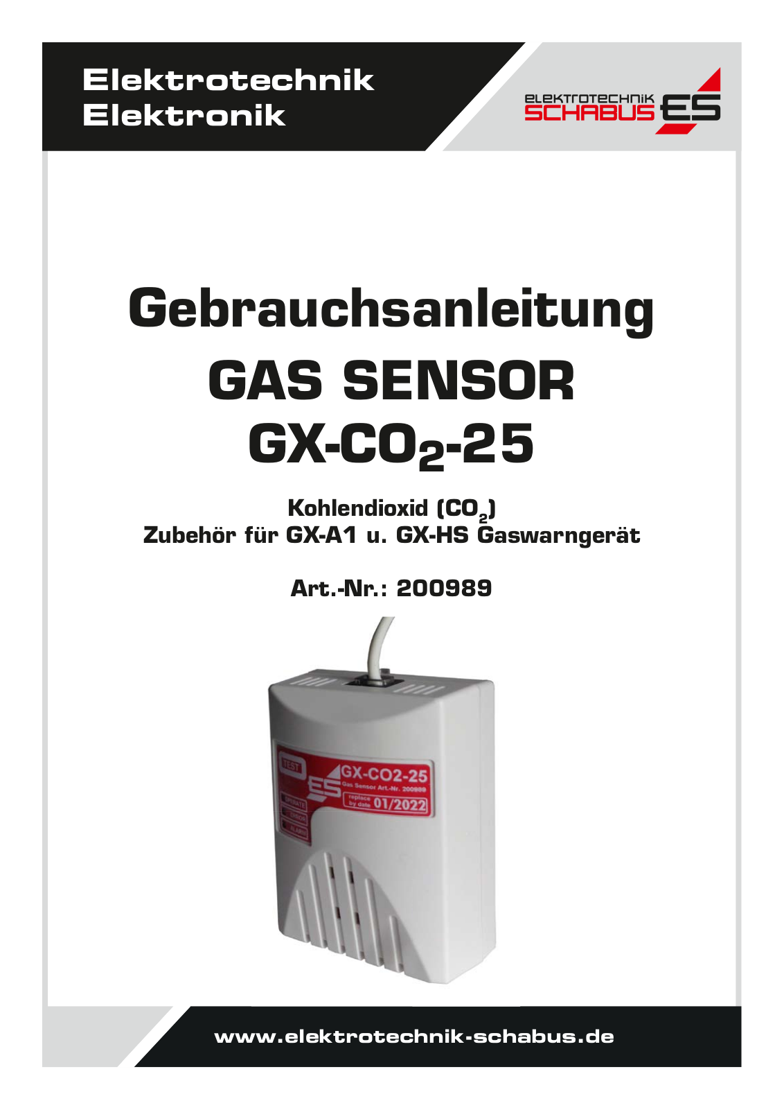 Schabus GX-CO2-25 User guide