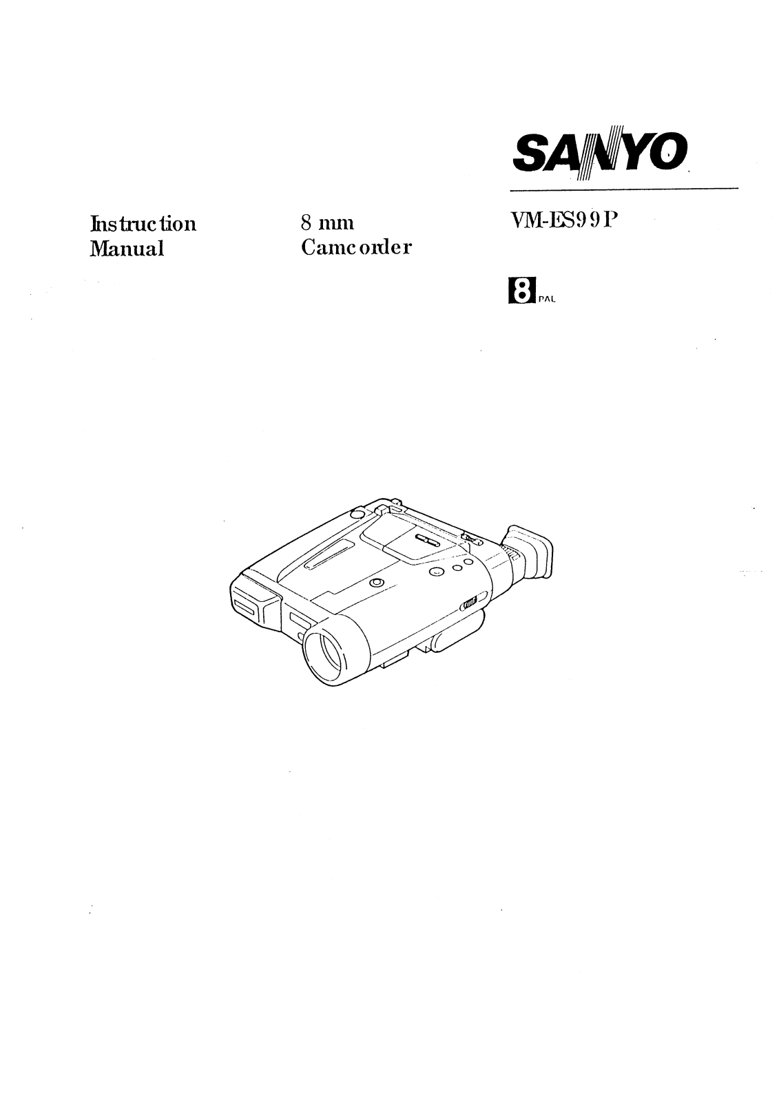 SANYO VM-ES99P User Manual