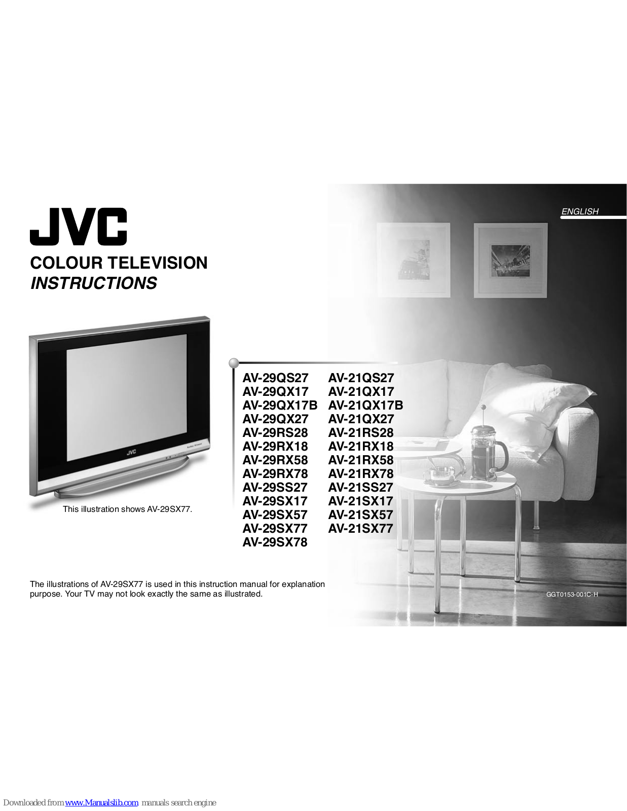 JVC AV-29QX27, AV-29SX17, AV-29SX78 Instructions Manual