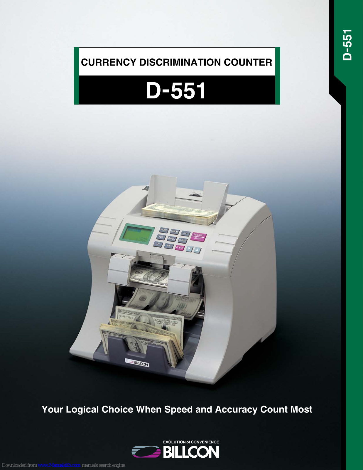 BILLCOM D, D-551 User Manual - ManualMachine.com