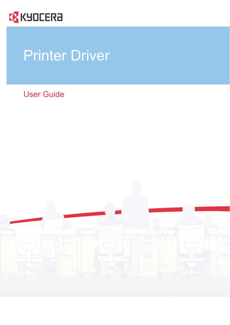 Kyocera PRINTER DRIVER User Guide