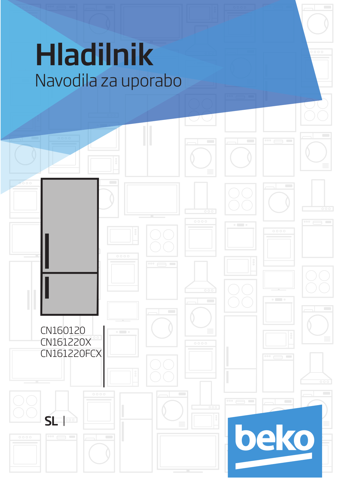 Beko CN160120, CN161220X, CN161220FCX User manual