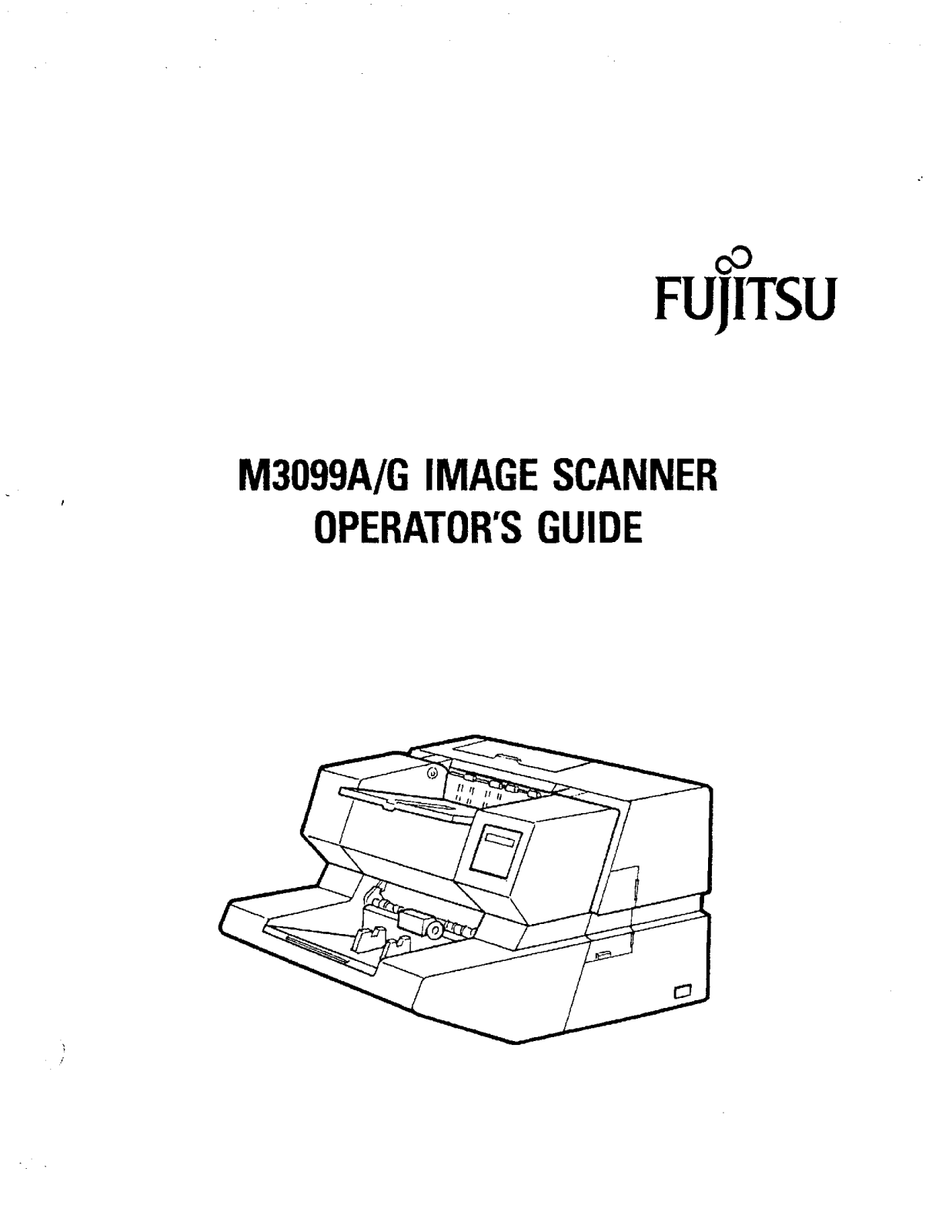 Fujitsu M3099A, M3099G Operator Guide