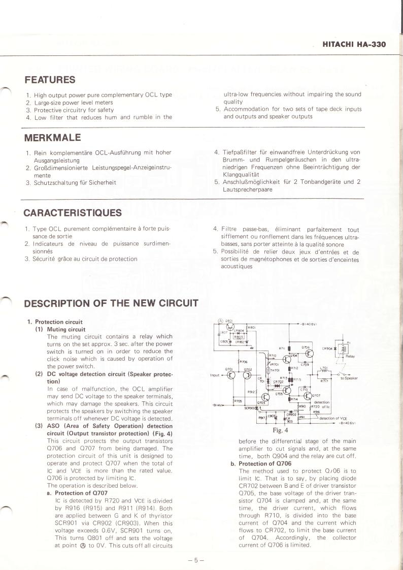 hitachi ha-330 Service Manual