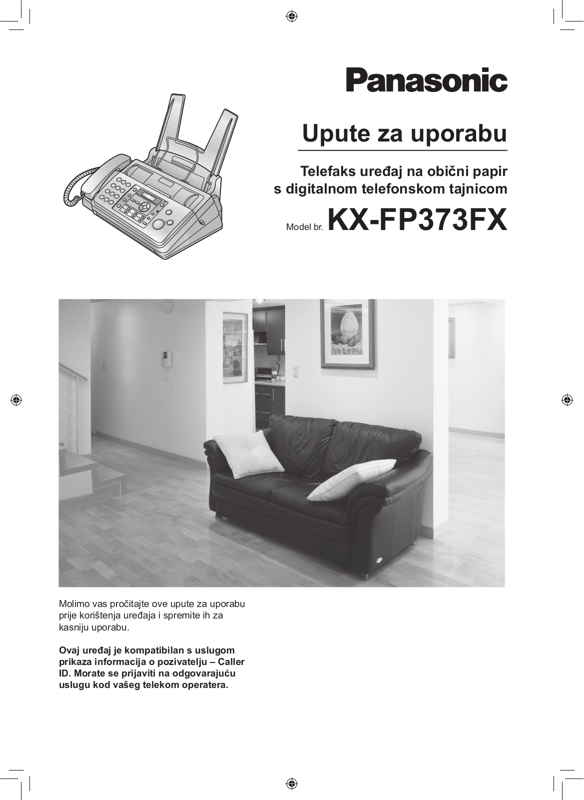 Panasonic KX-FP373FX User Manual