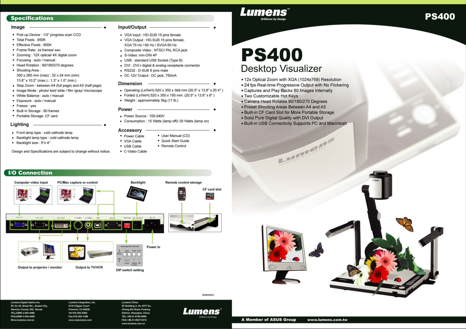 Umax PS400 User Manual