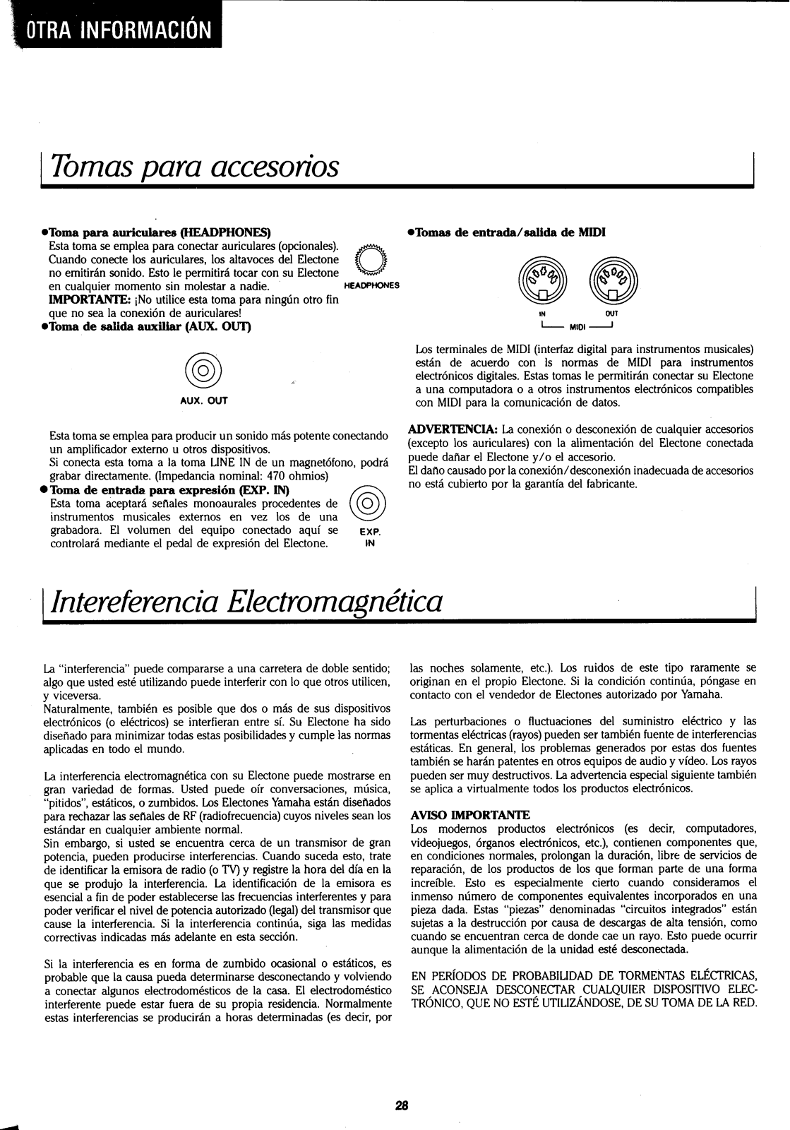 Yamaha HC-4, HC-2 User Manual