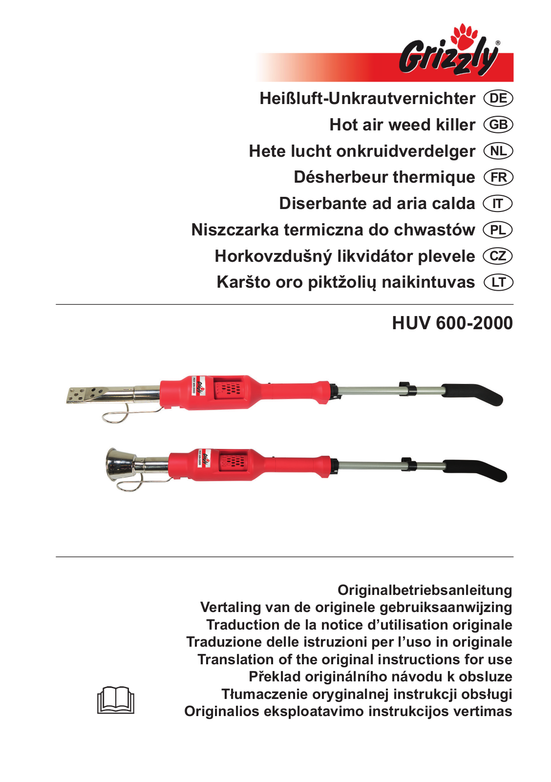 Grizzly HUV 600-2000 Service Manual