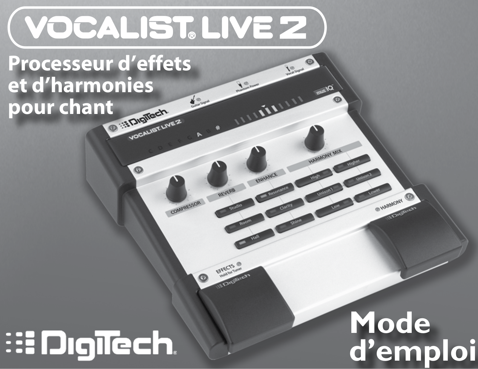 DigiTech Vocalist LIVE 2 User Guide