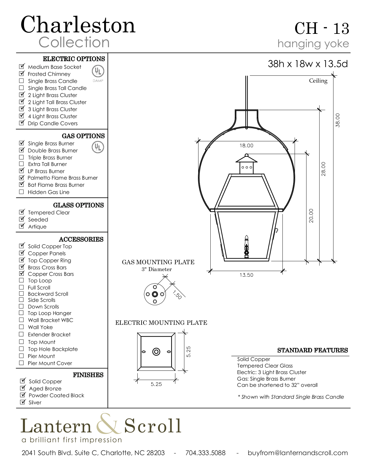 Lantern & Scroll LASC1218 Specifications - ManualMachine.com