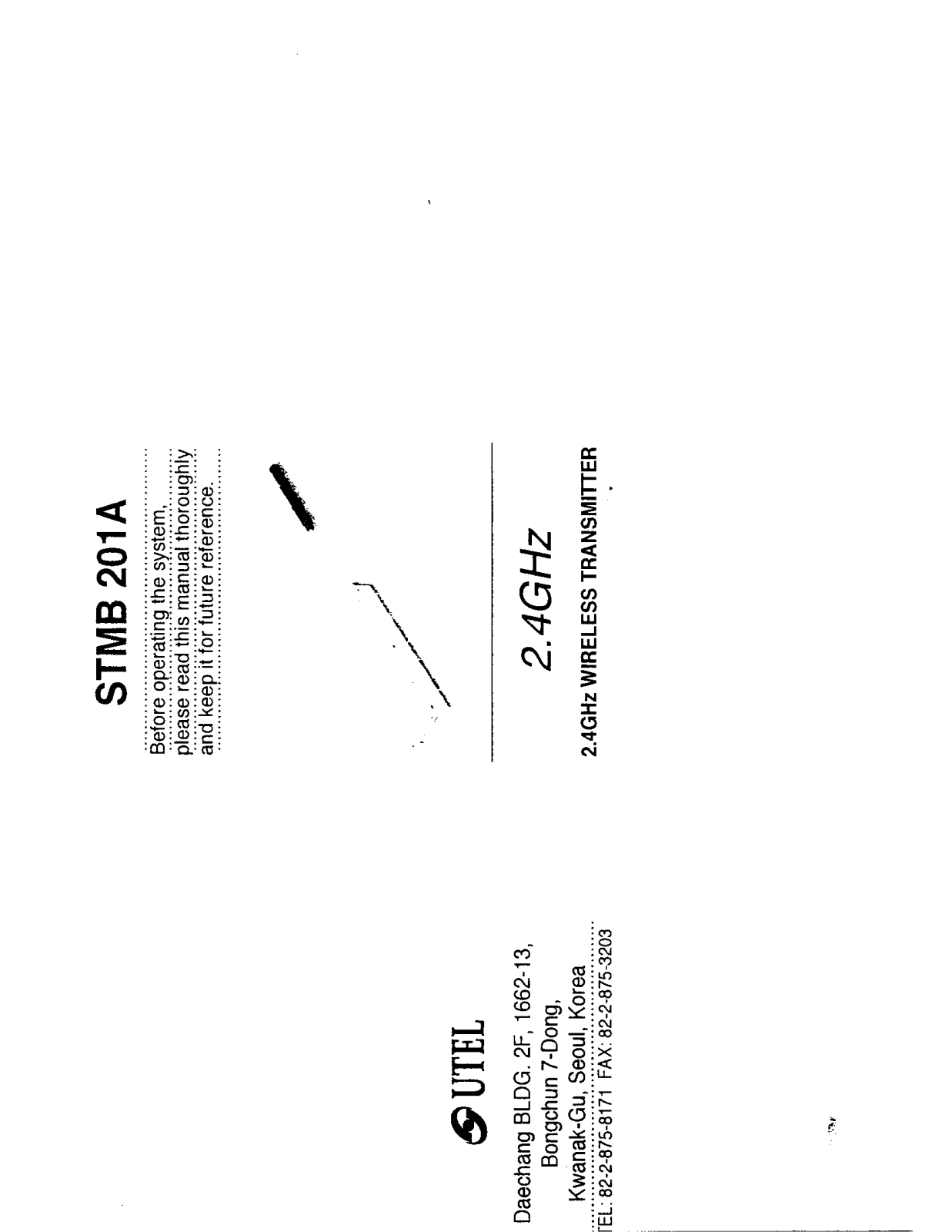 Utel UT 1999 Users Manual