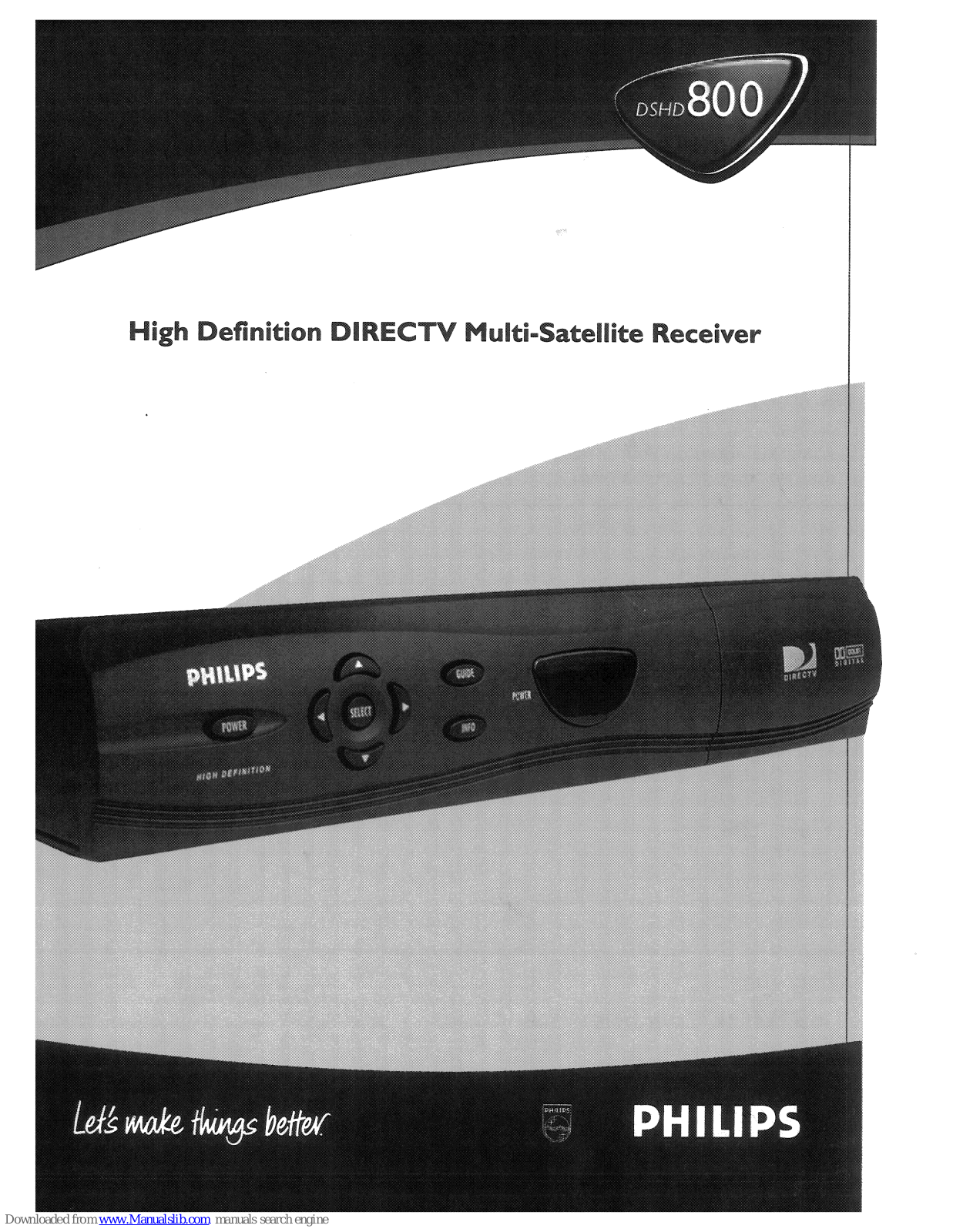 Philips DSHD800 User Manual - ManualMachine.com
