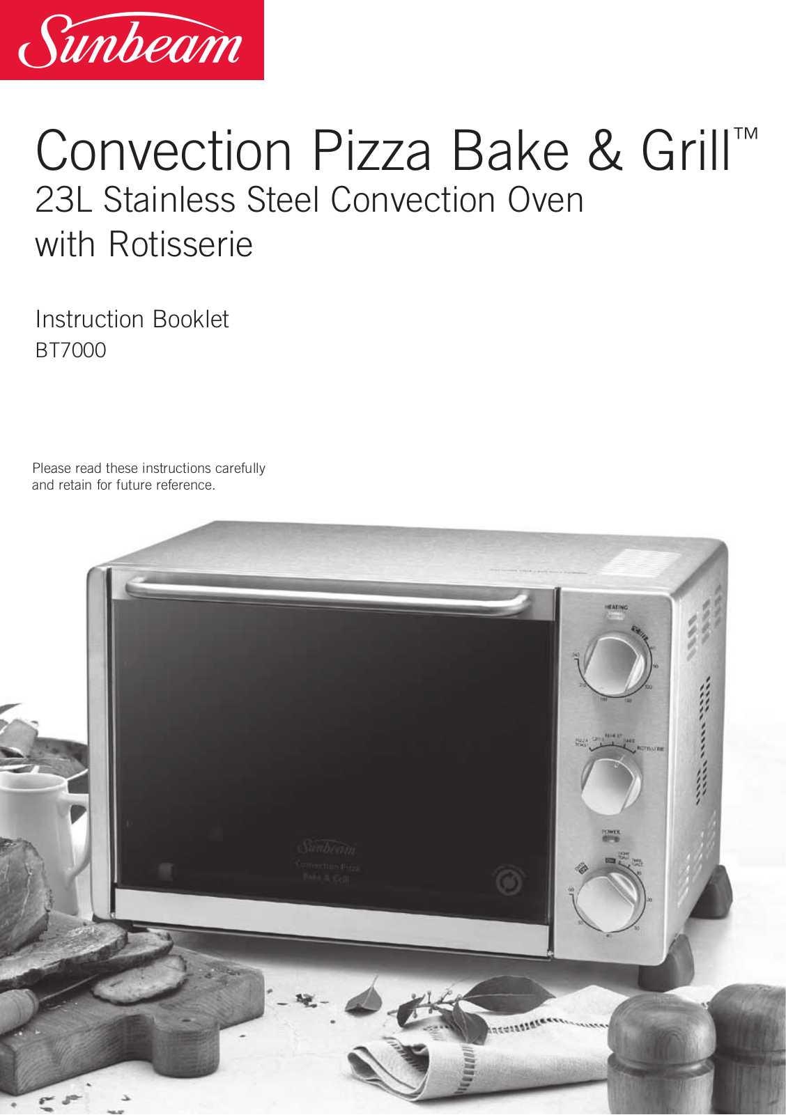 Sunbeam BT7000 User Manual