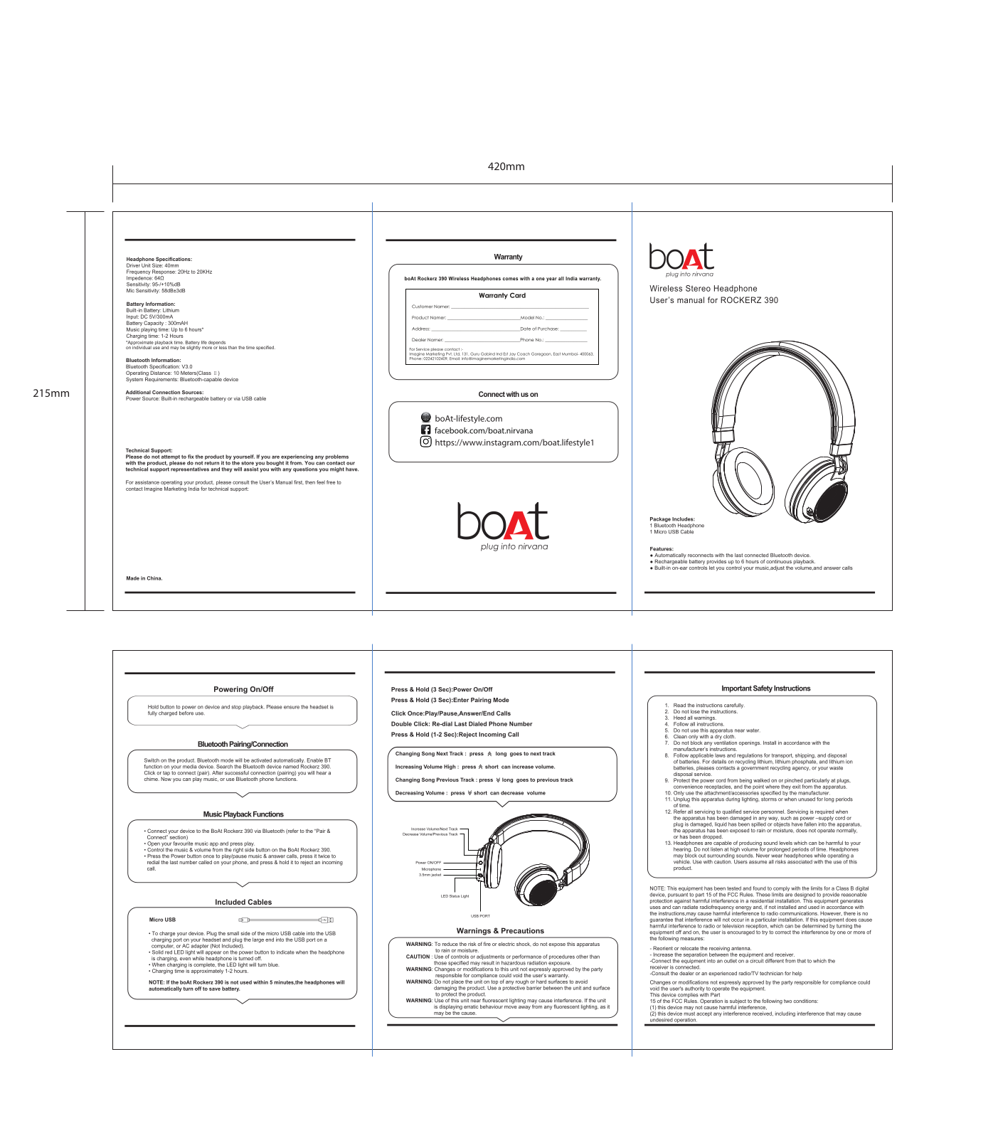 Imagine Pvt ROCKERZ390 Users manual