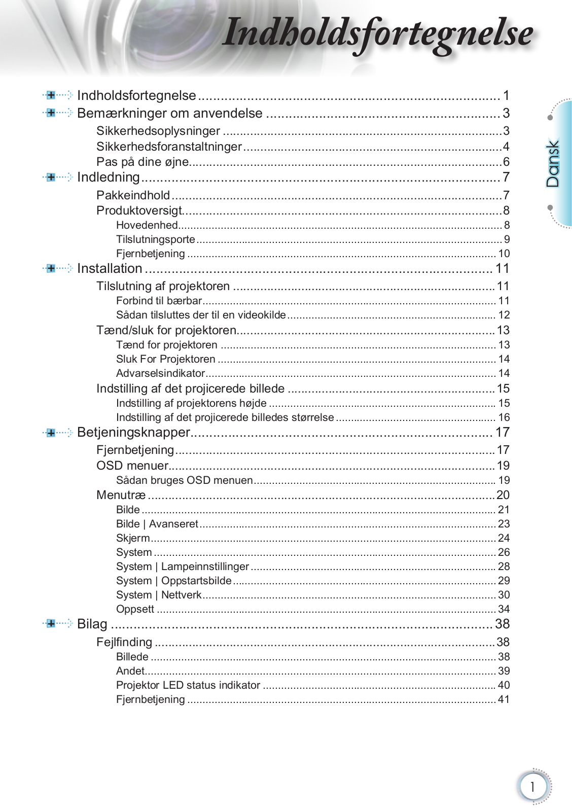 OPTOMA EH2060, DH1015 User Manual